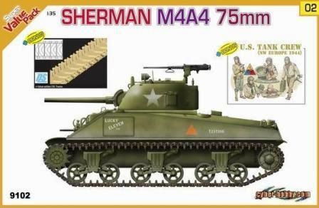 1:35 Sherman M4A4 75mm