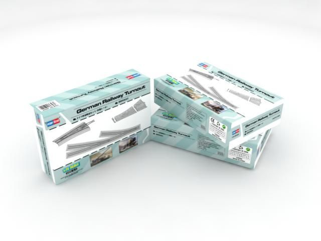 1:72 German Railway Turnout