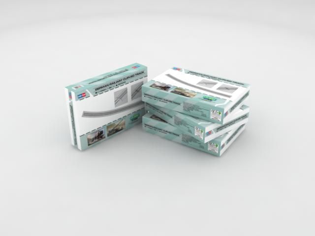 1:72 German Railway Curved Track