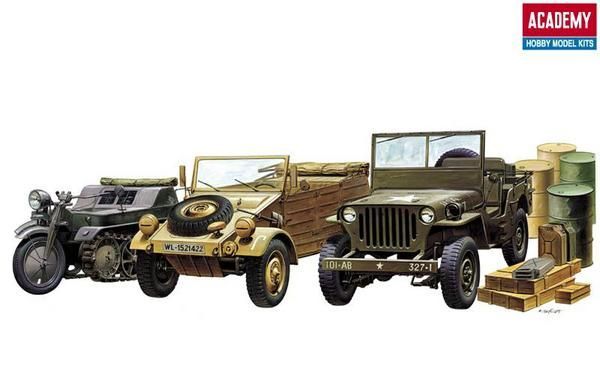 1:72 Light Vehicles of Allied and Axis During WWII