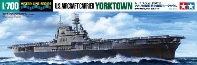 1:700 US Aircraft Carrier Yorktown CV-5