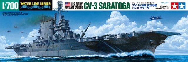 1:700 U.S. NAVY AIRCRAFT CARRIER CV-3 SARATOGA
