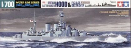 1:700 British Battle Cruiser Hood & E Class Destroyer