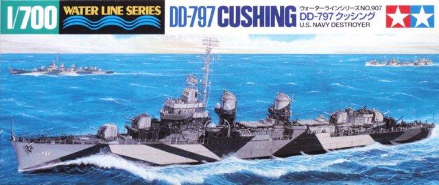 1:700 USS Cushing DD-797
