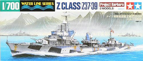 1:700 German Destroyer Z Class (37-39)