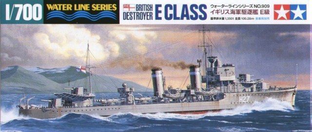 1:700 British Destroyer E Class