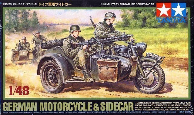 1:48 GERMAN MOTORCYCLE & SIDECAR