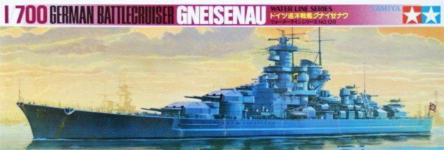 1:700 German Battle Cruiser Gneisenau