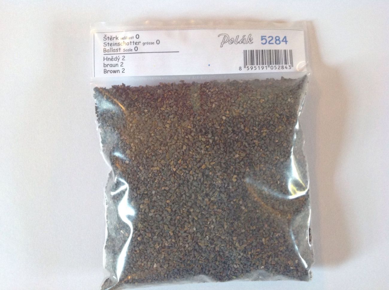 Štěrk vel. 0 - Hnědý 2 - 300g