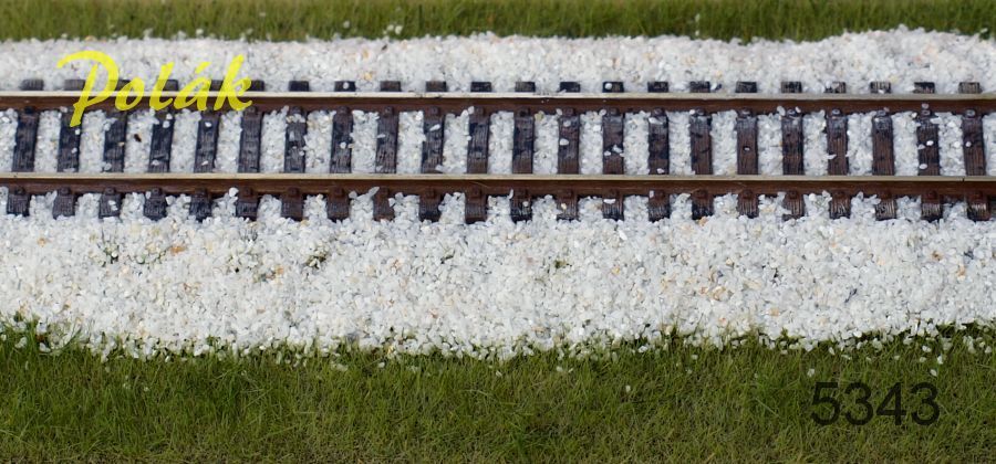 Štěrk vel. H0 - Vápenec bílý - 240g