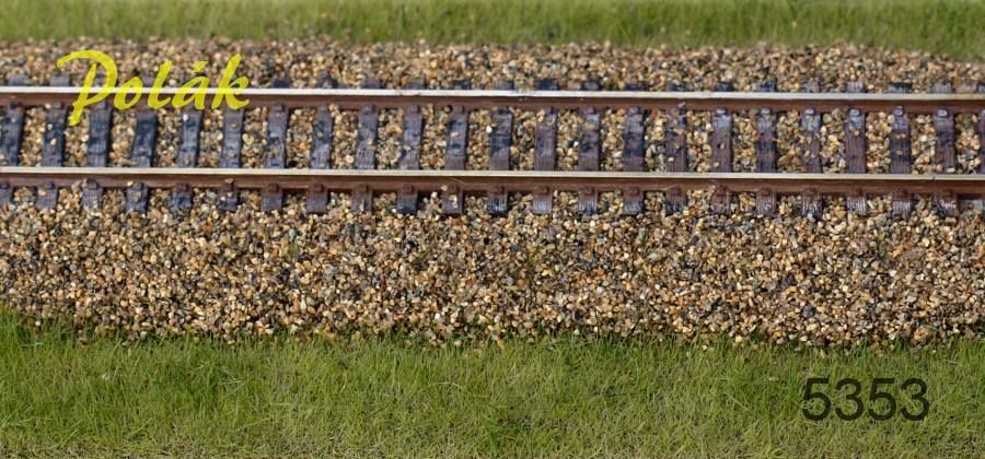 Štěrk vel. H0 - Hnědý světlý - 240g