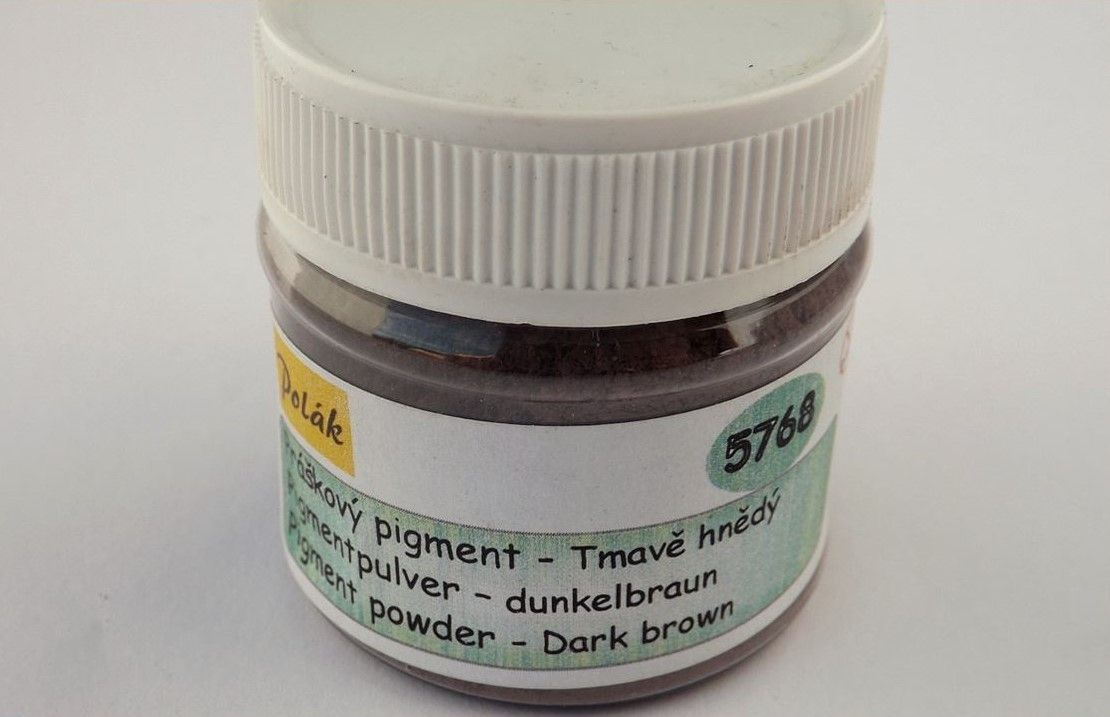 Pigment práškový - Hnědá tmavá 50ml