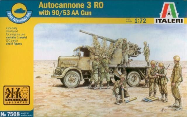 1:72 Autocannone 3 RO w/ 90/53 AA Gun