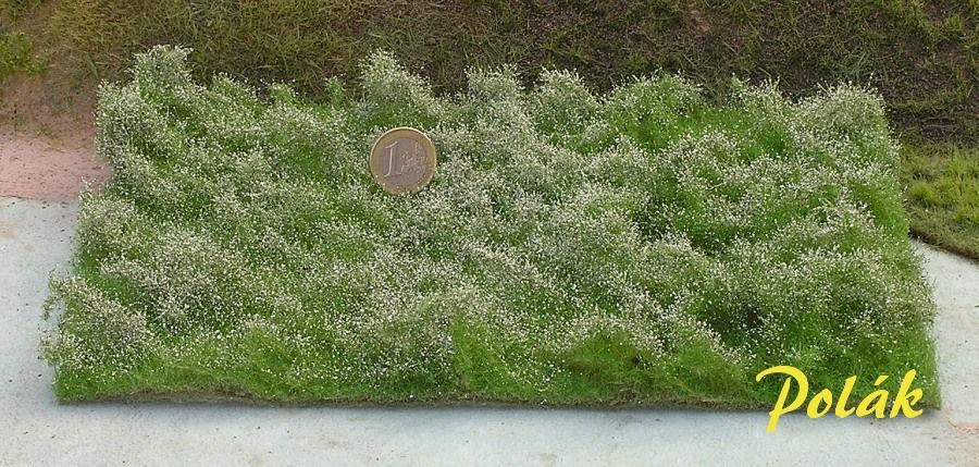 Divoké keře  - bílé 27,5x20,5 cm