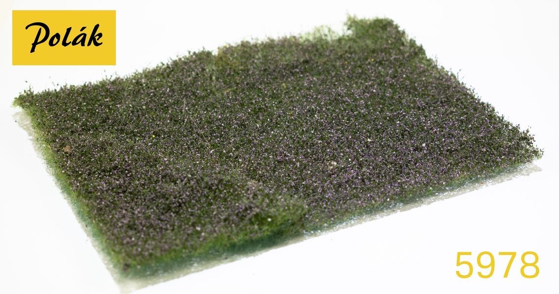 Luční květy  - Fialové světlé 14x18 cm