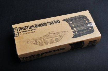 1:35 Strv103 Early Workable Track links for *Swedish Strv 103B