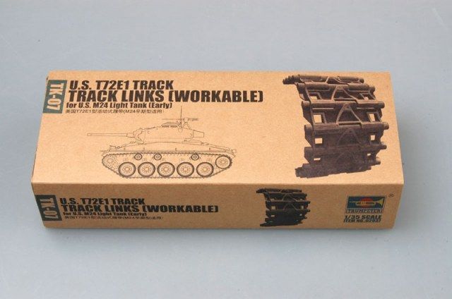 1:35 U.S. T72E1 steel track for U.S. M24 light tank (early)