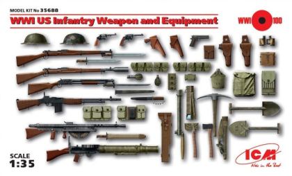 1:35 WWI US Infantry Weapon and Equipment