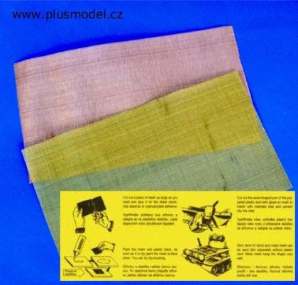 Jemná silonová síťovina