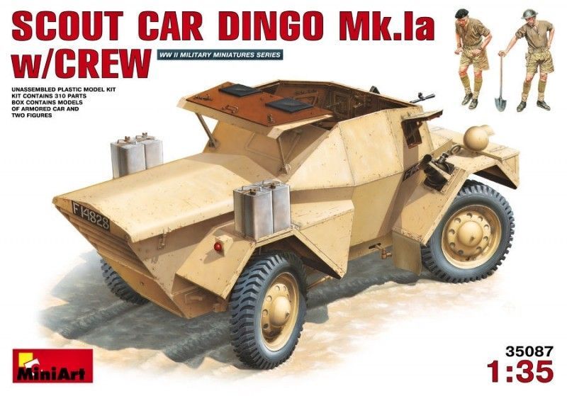 1:35 Scout Car Dingo Mk.1a w/Crew