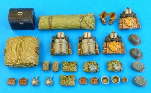 1:35 Francouzské batohy WWI.