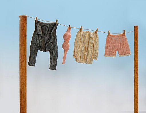 1:35 Prádlo na šňůře