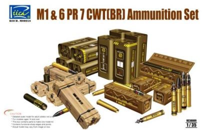 1:35 M1 & 6 PR 7 CWT(BR) Ammunition Set