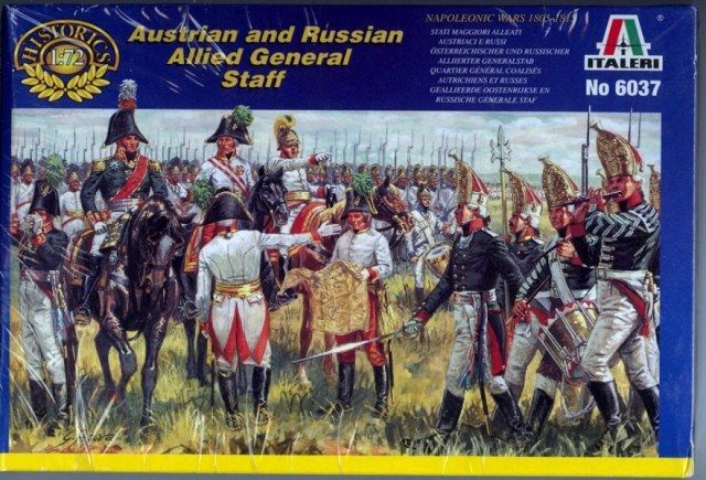 1:72 Austrian and Russian Allied General Staff