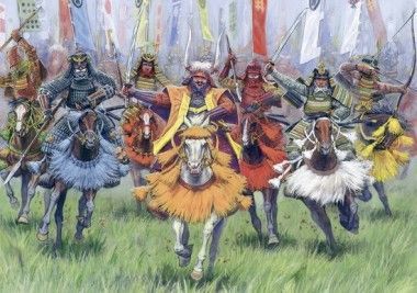 1:72 Samurai Warriors Cavalry