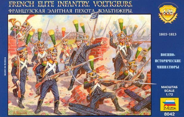 1:72 French Voltigeurs Elite Infantry 1805-1813