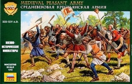 1:72 Medieval Peasant Army