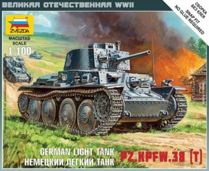 1:100 German light tank Pz.Kpfw. 38(t)