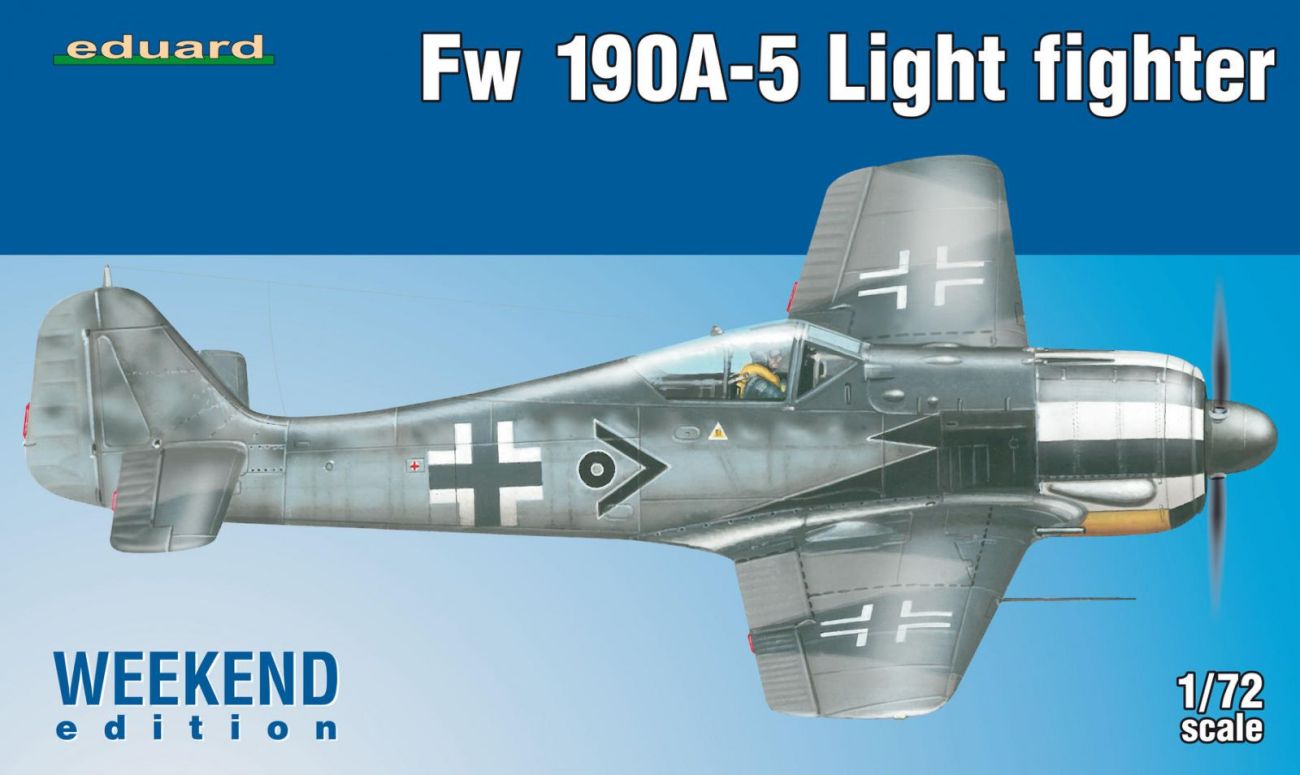 1:72 Fw 190A-5 Light Fighter (2 kanony)