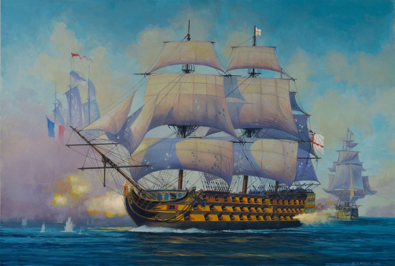 1:450 HMS Victory Admiral Nelson