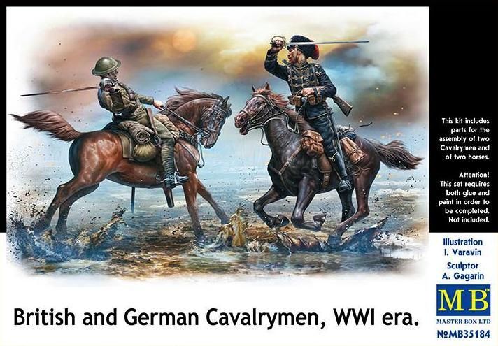 1:35 British and German Cavalrymen, WWI era