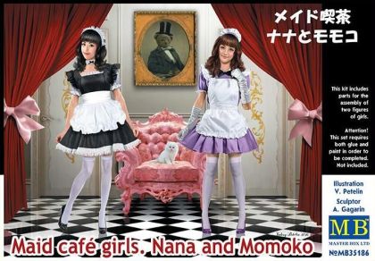 1:35 Maid café girls - Nana and Momoko