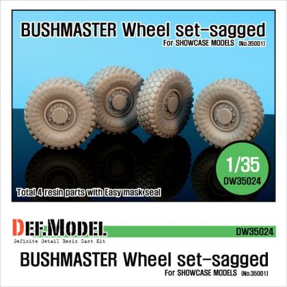 1:35 IMV bushmaster Sagged wheel set (for Showcase 1:35 )