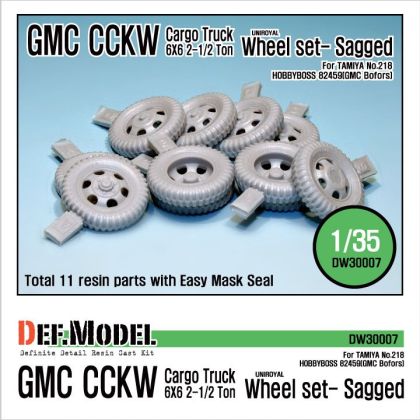 1:35 WW2 US CCKW Truck Wheel set (for Tamiya, Hobbyboss 1:35 )
