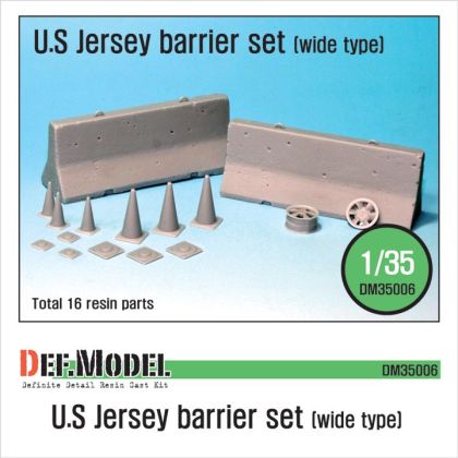 1:35 US Jersey Barrier set (Wide type)