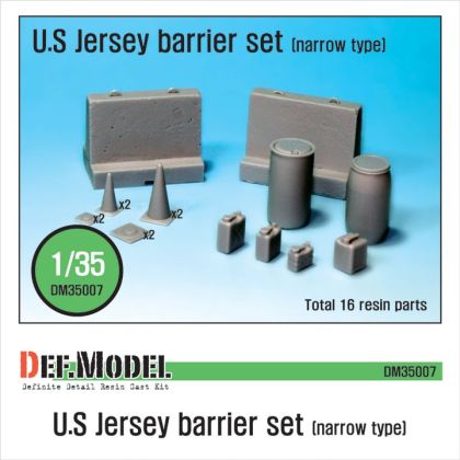 1:35 US Jersey Barrier set (Small type)