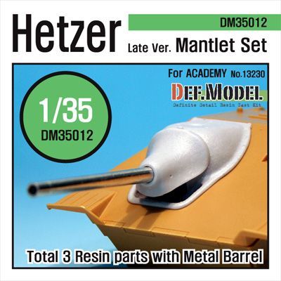 1:35 Hetzer Late type Mantlet set (for Academy 1:35 )