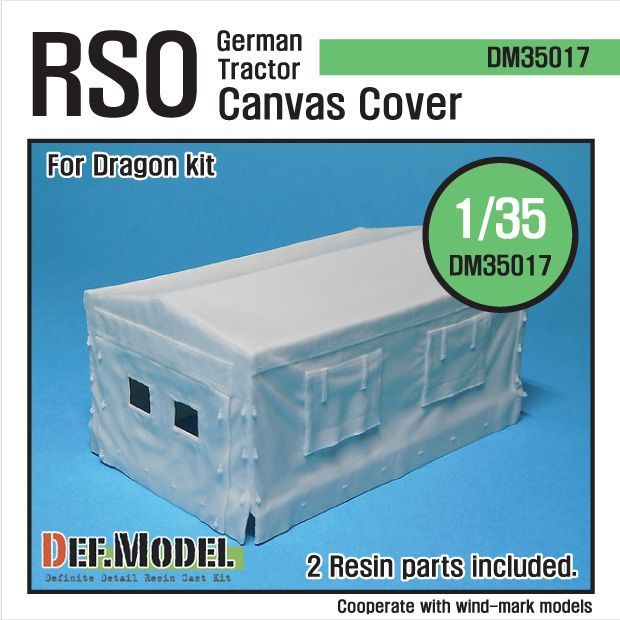 1:35 RSO Tractor Canvas Cover (for Dragon 1:35 )