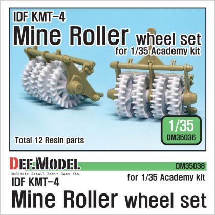 1:35 IDF KMT-4 Mine Roller wheel set (for Academy 1:35 )