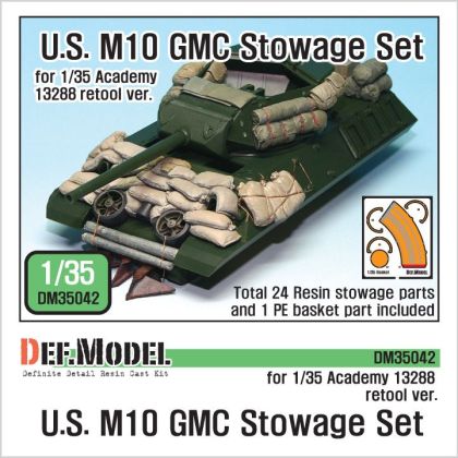 1:35 US M10 Stowage set ( for 1:35  Academy 13288 retool ver.)