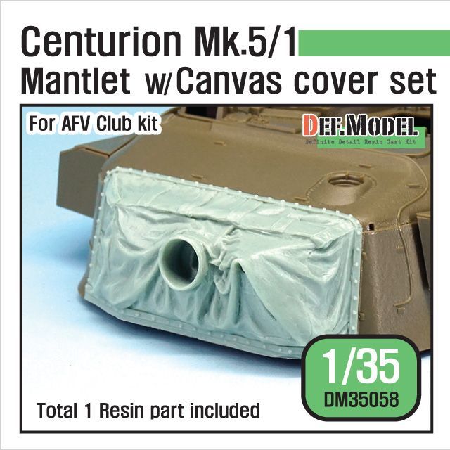 1:35 Centurion Mk.5/1 Mantlet w/canvas cover set (for AFV Club 1:35 )
