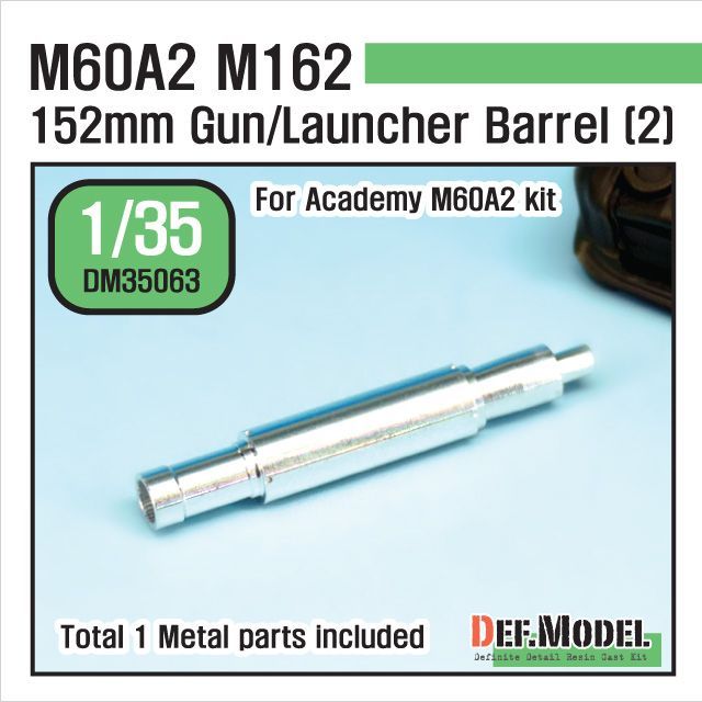1:35 US M60A2 M162 Metal Gun Barrel 2 (for Academy 1:35 )