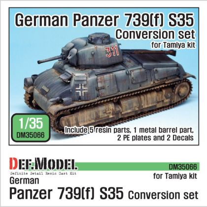 1:35 German Panzer 739(f) S35 Conversion set (for Tamiya 1:35 )