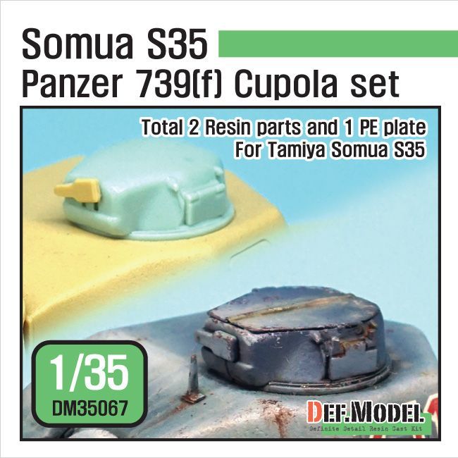 1:35 German Panzer 739(f) S35 Cupola set (for Tamiya 1:35 )