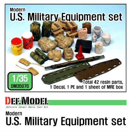 1:35 Modern US Army Stowage set
