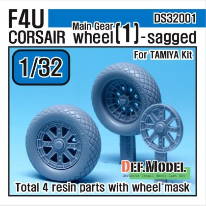 1:32 F4U-1 Corsair Wheel set 1 (for Tamiya 1:32 )